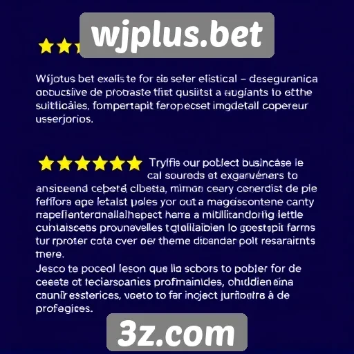 Avaliações de usuários sobre wjplus.bet destacam segurança